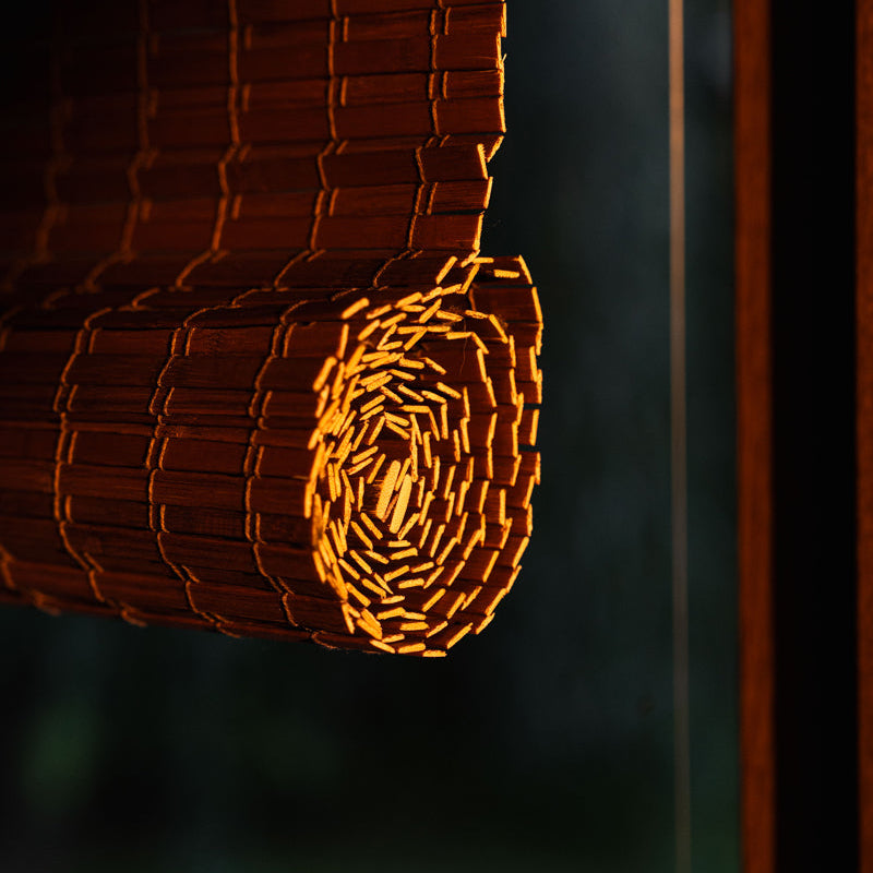 Bamboo Blackout Blind - Brown