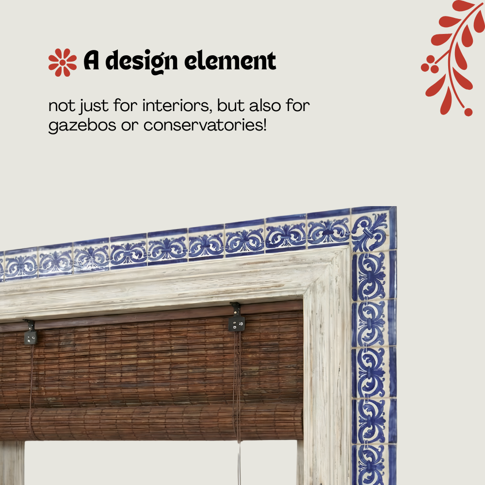 Bamboo Blackout Blind with Hidden Mechanism - Brown