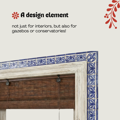 Bamboo Blackout Blind with Hidden Mechanism - Brown