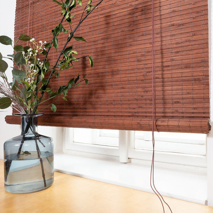 Bamboo Blackout Blind - Brown