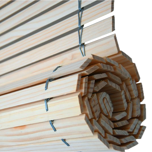 Wooden Pergola Blind - Natural