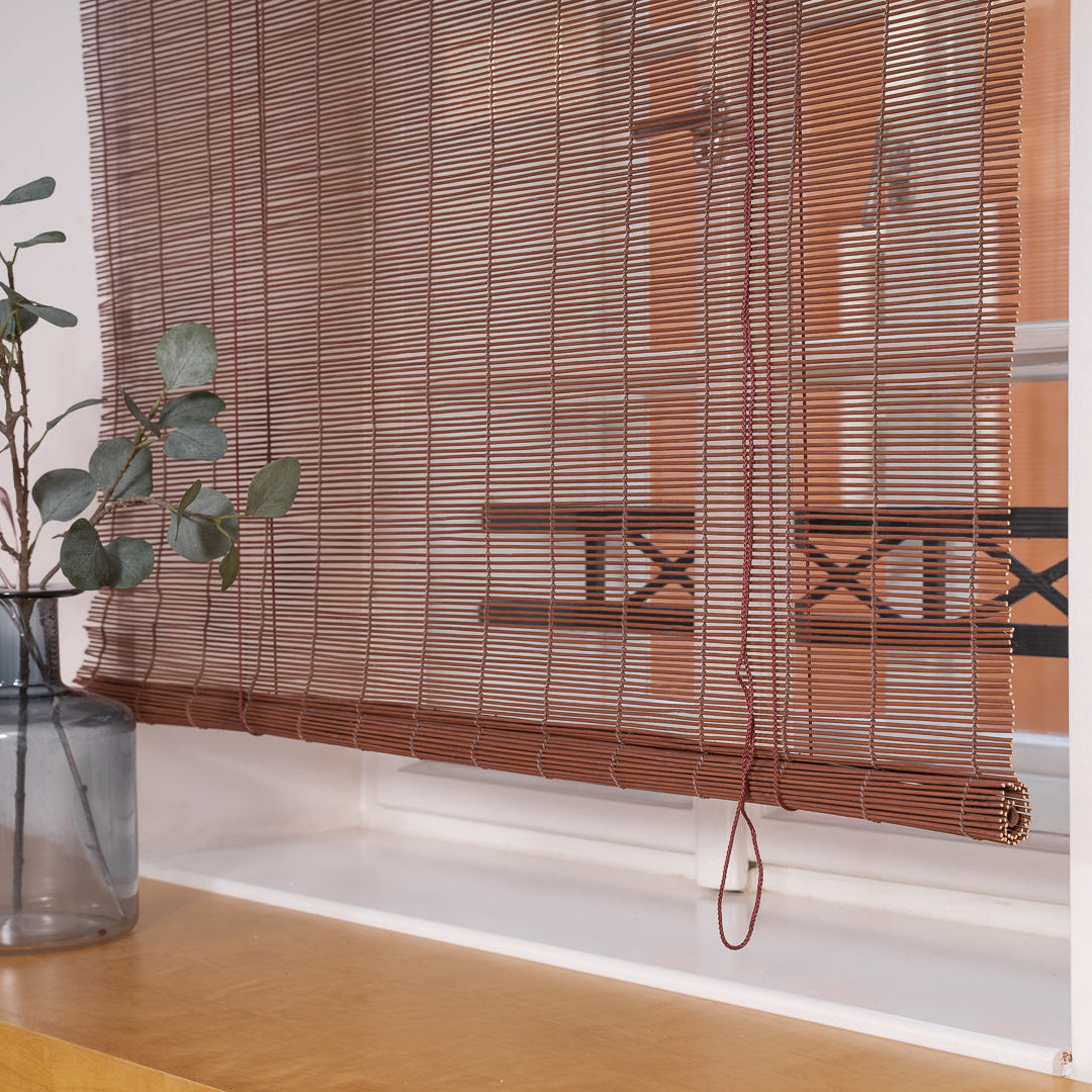 Bamboo Slat Blind - Brown