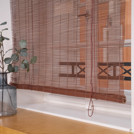 Bamboo Slat Blind - Brown