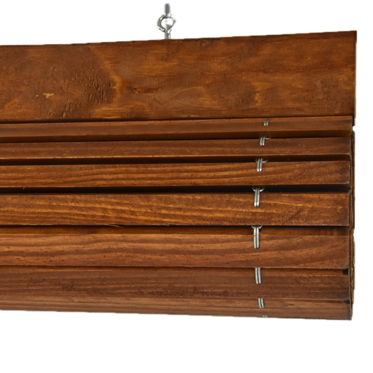 Wooden Pergola Blind - Cherry