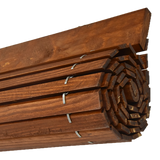 Wooden Pergola Blind - Cherry