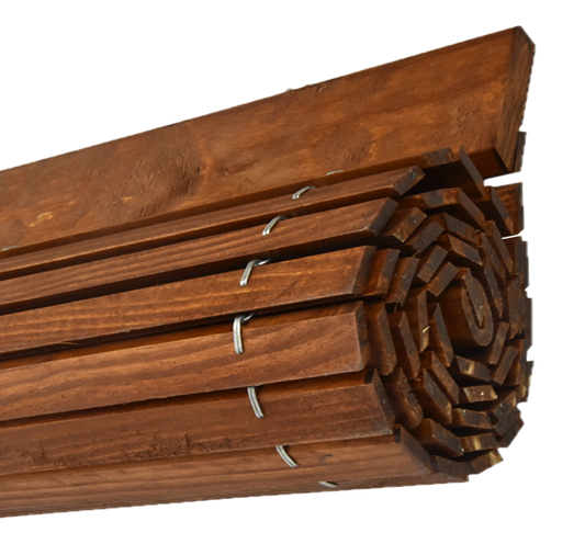 Wooden Pergola Blind - Cherry