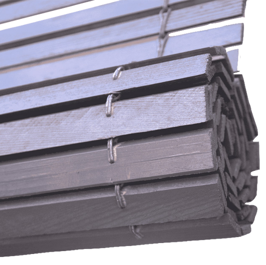 Wooden Pergola Blind - Gray