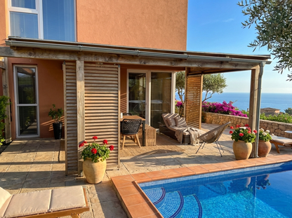 Sliding Outdoor Sunscreen for Terraces - Natural wood