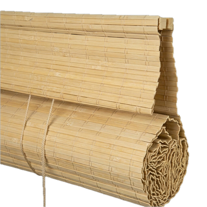 Bamboo Blackout Blind with Hidden Mechanism - Natural