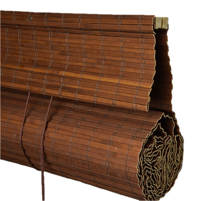 Bamboo Blackout Blind with Hidden Mechanism - Brown