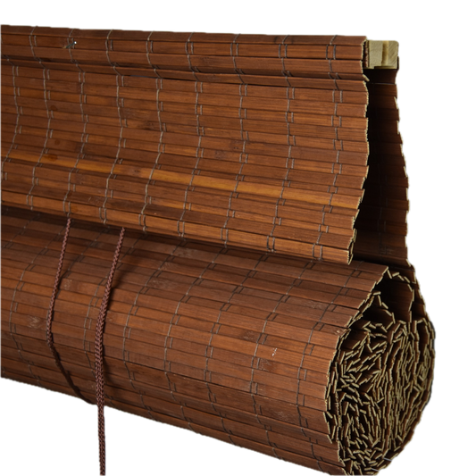 Bamboo Blackout Blind with Hidden Mechanism - Brown