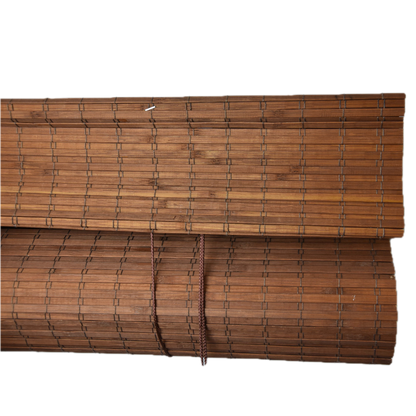 Bamboo Blackout Blind with Hidden Mechanism - Brown