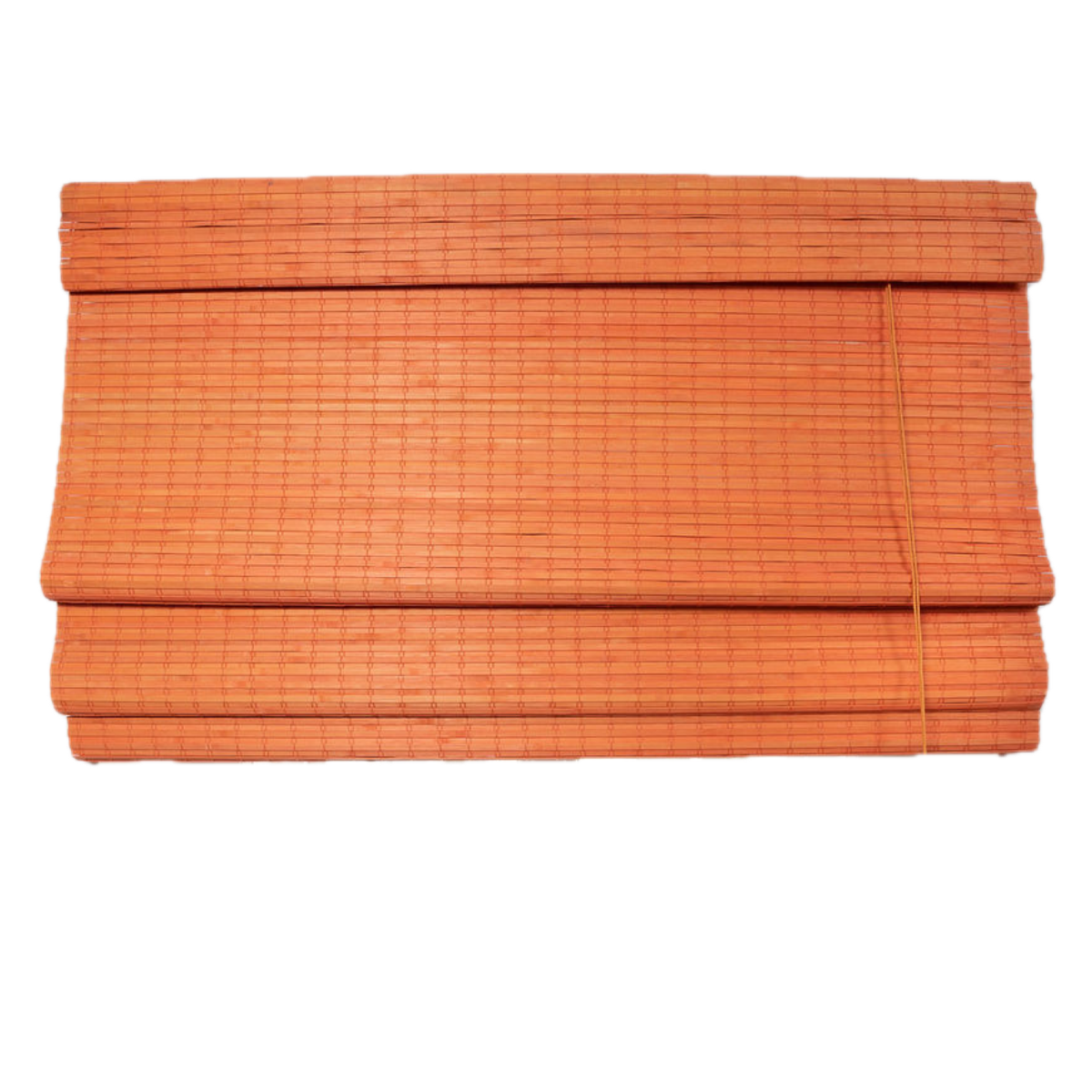 Bamboo Roman Blind - Orange
