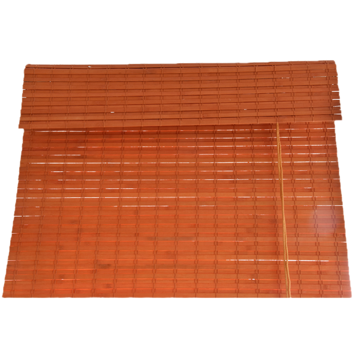 Bamboo Roman Blind - Orange