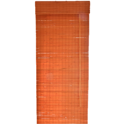 Bamboo Roman Blind - Orange