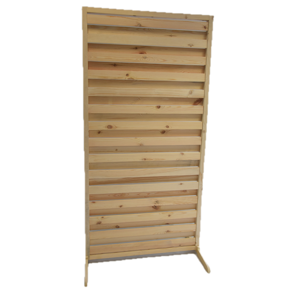 Freestanding Outdoor Privacy Screen Gen. 1 - Natural wood