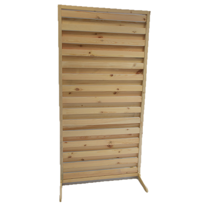 Freestanding Outdoor Privacy Screen Gen. 1 - Natural wood